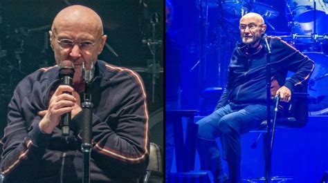 Phil Collins bids farewell to fans as he performs his last ever show.